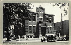 Street View of City Hall Postcard