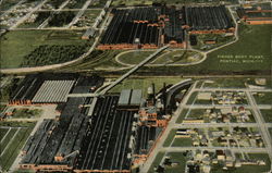 Fisher Body Plant - General Motors Postcard