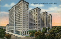 General Motors Building Postcard