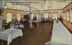 Original Irish Hills Hotel - Dining Room Postcard