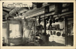 Walker Tavern - Old Kitchen Postcard