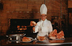 George Diamond Steaks Postcard