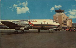 Exterior View of Weir Cook Airport Postcard
