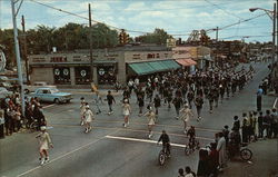 Senior High School Band - Memorial Day Parade - May 29, 1966 Postcard