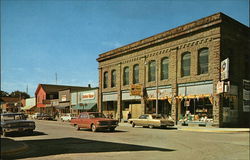 Street Scene Photograph Port Austin, MI Postcard Postcard