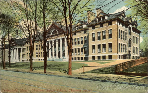 Chestnut Street School, Chestnut Street Springfield Massachusetts