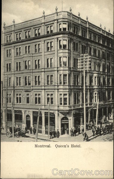 Queen's Hotel Montreal QC Canada Quebec