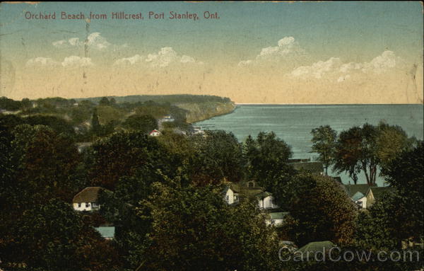 Orchard Beach from Hillcrest Port Stanley ON Canada