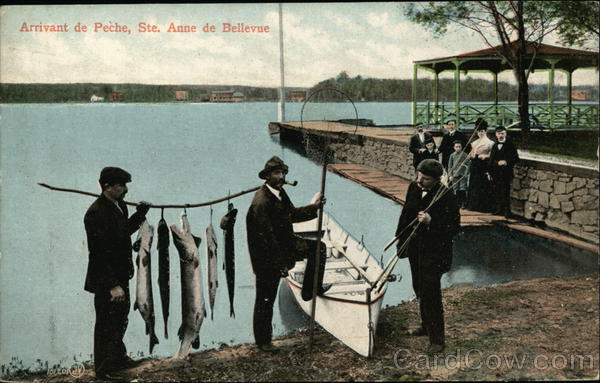Arrival of Fishing Boat Ste. Anne de Bellevue QC Canada