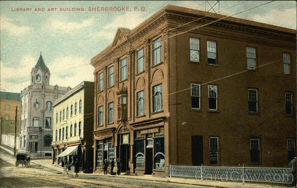 Library and Art Building Sherbrooke QC Canada Quebec