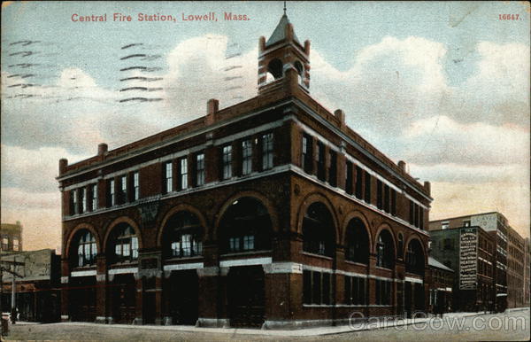 Central Fire Station Lowell Massachusetts