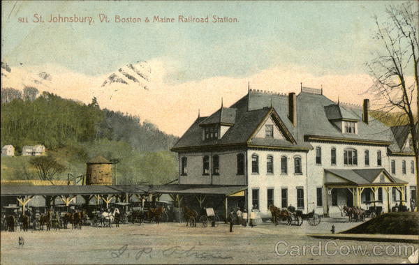 Boston & Maine Railroad Station St. Johnsbury Vermont
