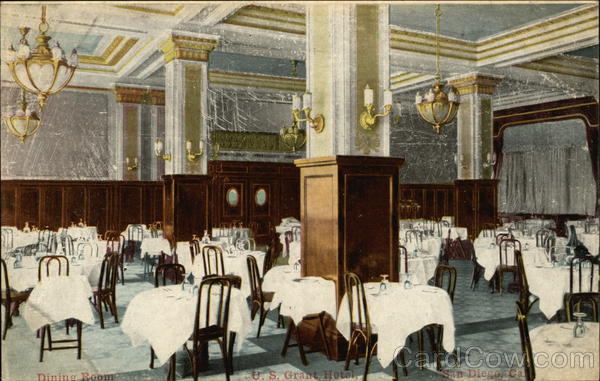 U.S. Grant Hotel - Dining Room San Diego California