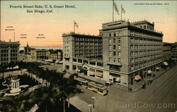 U.S. Grant Hotel - Fourth Street Side San Diego California