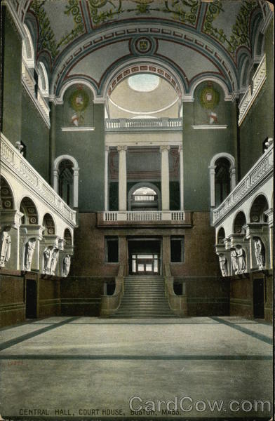 Court House - Central Hall Boston Massachusetts