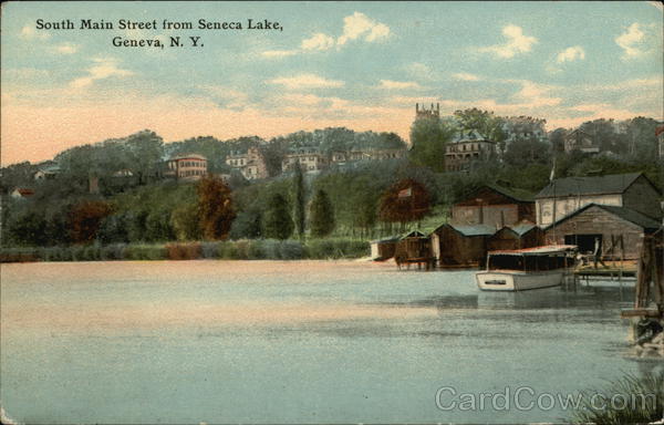 South Main Street from Seneca Lake Geneva New York
