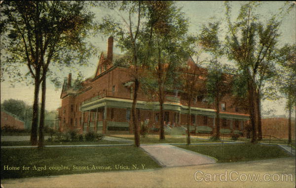 Home for Aged Couples, Sunset Avenue Utica New York