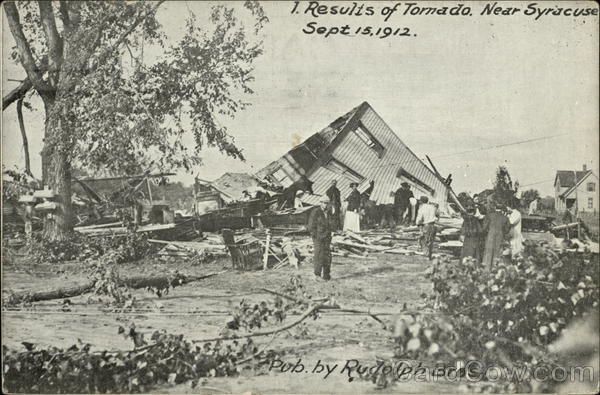 Results of tornado Syracuse New York