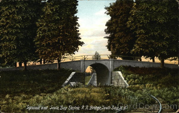 Syracuse and South Bay Electric R.R. Bridge New York