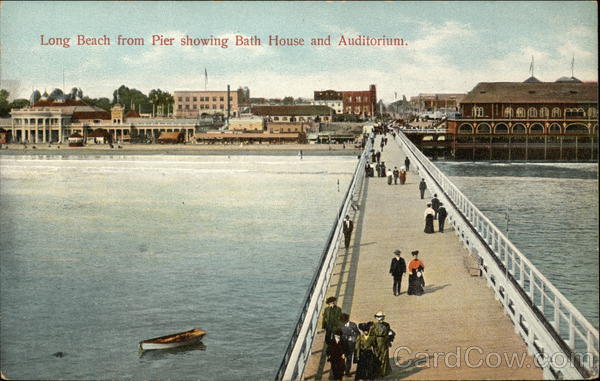 Long Beach from Pier California
