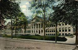 Chestnut Street School Postcard