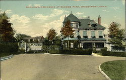 Barnum's Residence at Seaside Park Postcard