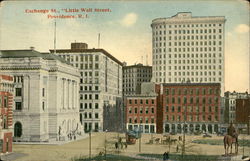 Exchange St., "Little Wall Street Postcard
