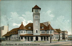 Grand Trunk R.R. Station Postcard