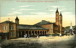 Old Union Passenger Station Providence, RI Postcard Postcard