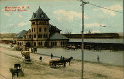 Railroad Station Postcard