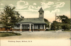 Fitchburg Depot Postcard