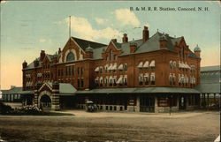 B. & M. R. R. Station Concord, NH Postcard Postcard