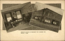 Executive Office of President Taft, Summer 1909 Beverly, MA Postcard Postcard