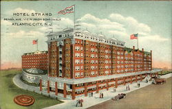 Hotel Strand Atlantic City, NJ Postcard Postcard