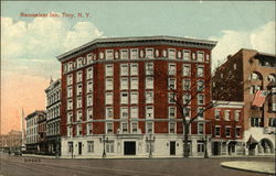Street View of Rensselner Inn Troy, NY Postcard Postcard