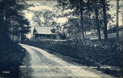 Lodge Entrance To Wilson Estate Noroton, CT Postcard Postcard