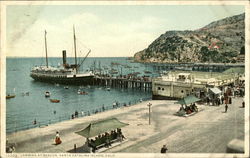 Landing at Avalon Santa Catalina Island, CA Postcard Postcard