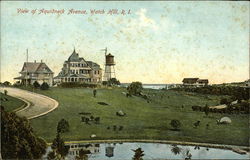 View of Aquidneck Avenue Postcard