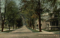 William Street Geneva, NY Postcard Postcard