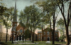 First Presbyterian Church Geneva, NY Postcard Postcard