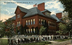 Prospect Avenue School Geneva, NY Postcard Postcard