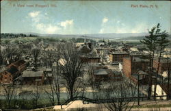 View from Prospect Hill Fort Plain, NY Postcard Postcard