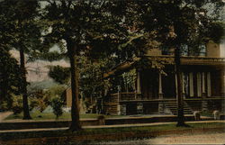 Brown Cottage Residence of Mrs. Mary J. Holmes Brockport, NY Postcard Postcard