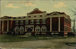 High School and Grounds East Providence, RI Postcard Postcard