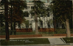 Residence of Col. S.P. Colt Bristol, RI Postcard Postcard