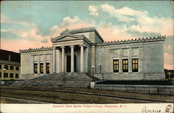 Deborah Cook Sayles Public Library Pawtucket, RI Postcard Postcard
