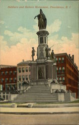 Soldiers and Sailors Monument Postcard