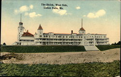 The Shiloh, West Side Lisbon Falls, ME Postcard Postcard