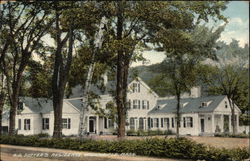 A. D. Potter's Residence Greenfield, MA Postcard 