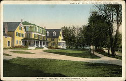 Russell House North Woodstock, NH Postcard Postcard
